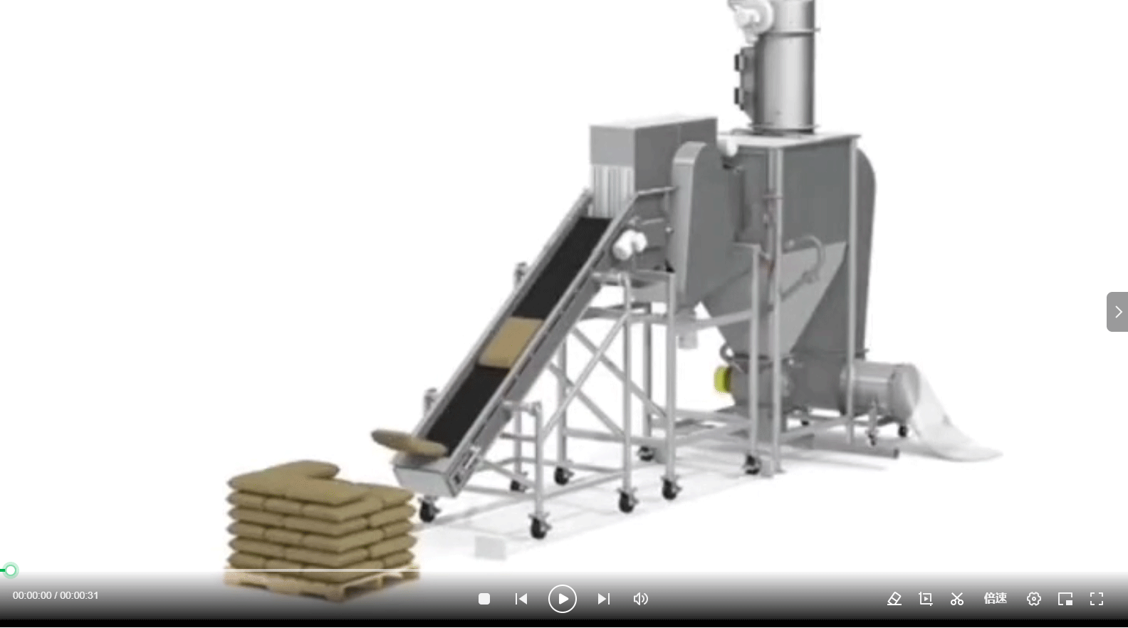 全自動(dòng)小袋拆包機(jī)